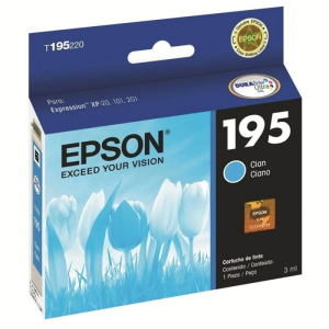 CARTUCHO EPSON T195220-AL CYAN (10% DE DESCUENTO EN 4 O MAS UNIDADES)