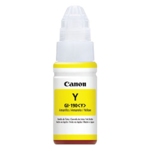 CARTUCHO CANON AMARILLO GI-190Y 70 ML (20% DE DESCUENTO EN 4 O MAS UNIDADES)