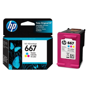 CARTUCHO HP 667 3YM78AL TRICOLOR (20% DE DESCUENTO EN 4 O MAS UNIDADES)