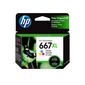 CARTUCHO HP 667XL 3YM80AL COLOR (15% DE DESCUENTO EN 4 O MAS UNIDADES)
