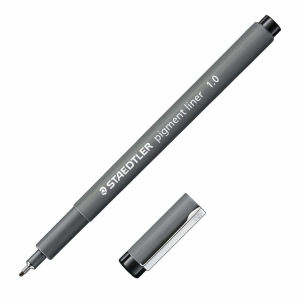 MARCADOR STAEDTLER PIGMENT LINER 308 1.0-9 NEGRO (20% DE DESCUENTO EN 4 O MAS UNIDADES)