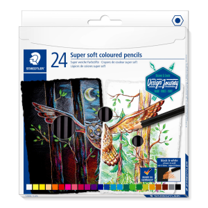 LAPIZ DE COLOR STAEDTLER SUPER SOFT 24 COLORES (20% DE DESCUENTO EN 4 O MAS UNIDADES)