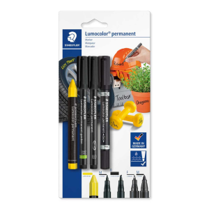 MARCADOR PERMANENTE LUMOCOLOR STAEDTLER 60 BK-5 (10% DE DESCUENTO EN 4 O MAS UNIDADES)