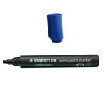 MARCADOR STAEDTLER PERMANENTE 350-3 BISEL AZUL (20% DE DESCUENTO EN 5 O MAS UNIDADES)