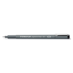 MARCADOR STAEDTLER PIGMENT LINER 308 0.1-9 NEGRO (20% DE DESCUENTO EN 4 O MAS UNIDADES)