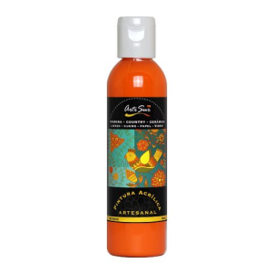 PINTURA ARTESANAL NARANJA 120ML (20% DE DESCUENTO EN 4 O MAS UNIDADES)