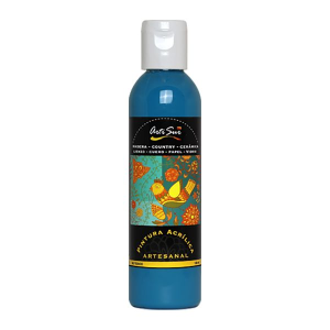 PINTURA ARTESANAL TURQUESA 120ML (20% DE DESCUENTO EN 4 O MAS UNIDADES)