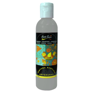 PINTURA ARTESANAL ACRILICA ALUMINIO 120ML (15% DE DESCUENTO EN 4 O MAS UNIDADES)