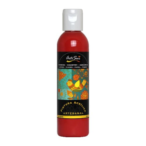 PINTURA ARTESANAL ROJO CEREZA 120ML (20% DE DESCUENTO EN 4 O MAS UNIDADES)