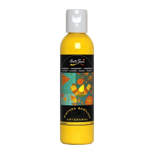 PINTURA ARTESANAL AMARILLO 120ML (20% DE DESCUENTO EN 4 O MAS UNIDADES)