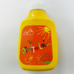 TEMPERA PINTOLAN 250 ML AMARILLO No.73 ( 24 ) (15% DE DESCUENTO EN 4 O MAS UNIDADES)