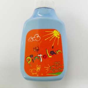 TEMPERA PINTOLAN 250 ML CELESTE No.98 ( 24 ) (15% DE DESCUENTO EN 4 O MAS UNIDADES)