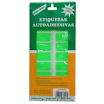 ETIQUETA PEGA PRES 98 VERDE FLUORESCENTE (15% DE DESCUENTO EN 4 O MAS UNIDADES)