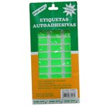 ETIQUETA PEGA PRES 15 B VERDE FLUORESCENTE (15% DE DESCUENTO EN 4 O MAS UNIDADES)