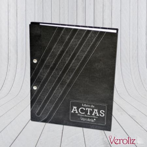 LIBRO ACTAS 200 FOLIOS HOJAS REMOVIBLES (20% DE DESCUENTO EN 4 O MAS UNIDADES)