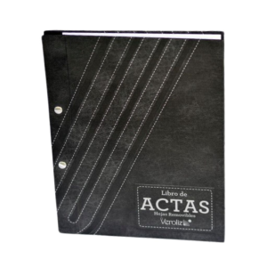 LIBRO ACTAS 100 FOLIOS HOJAS REMOVIBLES (15% DE DESCUENTO EN 4 O MAS UNIDADES)
