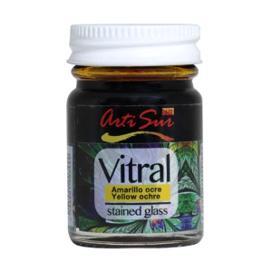 PINTURA VITRAIL ARTISUR AMARILLA OCRE 30ML (20% DE DESCUENTO EN 4 O MAS UNIDADES)