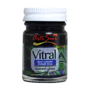 PINTURA VITRAIL ARTISUR AZUL COBALTO 30ML (20% DE DESCUENTO EN 4 O MAS UNIDADES)