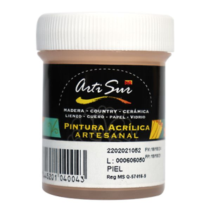 PINTURA ARTESANAL PIEL 30ML (15% DE DESCUENTO EN 4 O MAS UNIDADES)