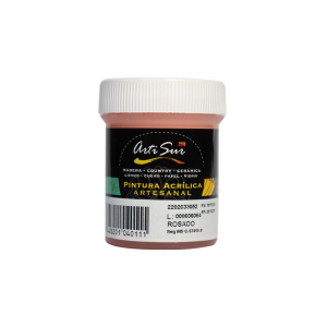 PINTURA ARTESANAL ROSADO 30ML (15% DE DESCUENTO EN 4 O MAS UNIDADES)