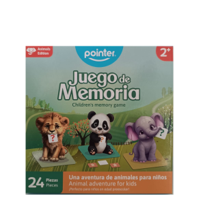 JUEGO DE MEMORIA POINTER INFANTIL 24 PZAS (20% DE DESCUENTO EN 4 O MAS UNIDADES)