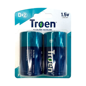 BATERIA ALCALINA D TROEN 2 UNIDADES (25% DE DESCUENTO EN 7 O MAS UNIDADES)