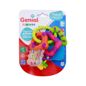 LLAVES SONAJERO CON MORDEDOR SENSORIAL GENIAL (25% DE DESCUENTO EN 3 O MAS UNIDADES)