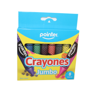 CRAYONES JUMBO POINTER 8 UDS (20% DE DESCUENTO EN 5 O MAS UNIDADES)