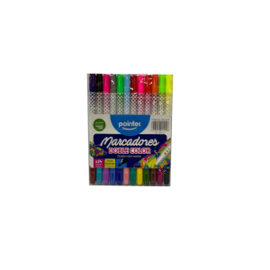 MARCADORES POINTER DOBLE PUNTA 24 COLORES (20% DE DESCUENTO EN 4 O MAS UNIDADES)