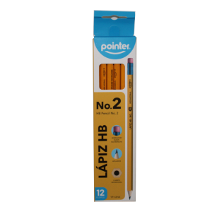 LAPIZ HB #2 POINTER CAJA 12 UNIDADES (20% DE DESCUENTO EN 7 O MAS UNIDADES)