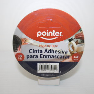 MASKING TAPE POINTER 3/4 PULG X 30 YDS (25% DE DESCUENTO EN 19 O MAS UNIDADES)