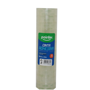 CINTA ADHESIVA POINTER 18MMX33MM (25% DE DESCUENTO EN 13 O MAS UNIDADES)