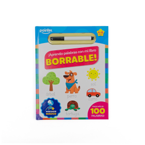 LIBRO INFANTIL POINTER BORRABLE (20% DE DESCUENTO EN 4 O MAS UNIDADES)