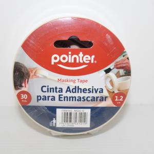 MASKING TAPE POINTER 1/2 PULG X 30 YDS (25% DE DESCUENTO EN 7 O MAS UNIDADES)