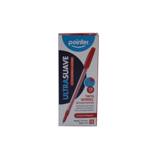 BOLIGRAFO ROJO POINTER 1.0 MM UNIDAD (12)