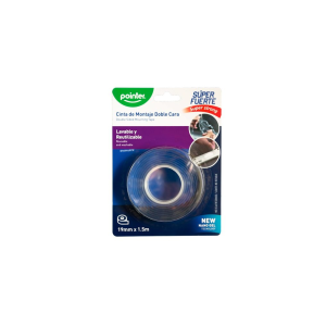 CINTA DOBLE CONTACTO DE GEL POINTER 19MM X 1.5M (25% DE DESCUENTO EN 13 O MAS UNIDADES)