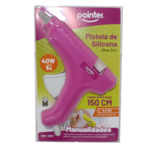 PISTOLA DE SILICON POINTER 40W PS-40 (20% DE DESCUENTO EN 4 O MAS UNIDADES)
