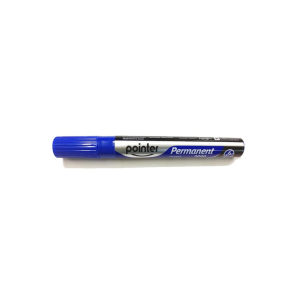 MARCADOR PERMANENTE BISELADO POINTER AZUL (12) (25% DE DESCUENTO EN 13 O MAS UNIDADES)