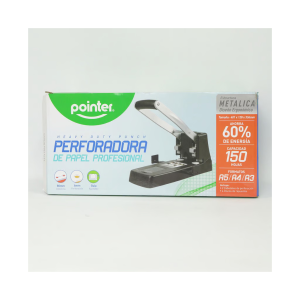 PERFORADORA METALICA POINTER PU-19 150H (15% DE DESCUENTO EN 4 O MAS UNIDADES)