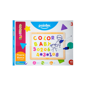 TABLERO BLANCO POINTER CON LETRAS MAGNETICAS (20% DE DESCUENTO EN 4 O MAS UNIDADES)