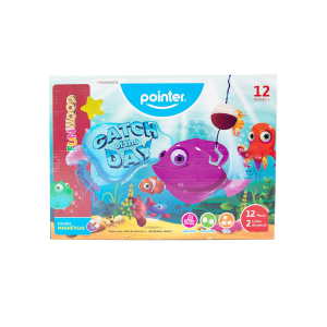 JUEGO DE PESCA DIDACTICO POINTER 12 PZS + 2 CAÑAS (20% DE DESCUENTO EN 4 O MAS UNIDADES)