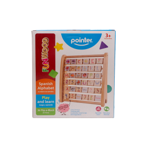 ABACO DIDACTICO POINTER ALFABETO 36 PIEZAS (20% DE DESCUENTO EN 4 O MAS UNIDADES)