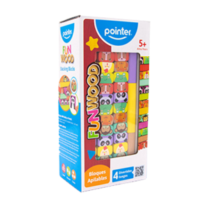 BLOQUES APILABLES DIDACTICOS POINTER JENGA (20% DE DESCUENTO EN 4 O MAS UNIDADES)