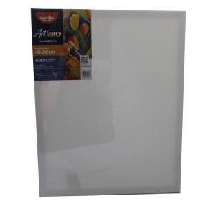LIENZO BLANCO POINTER 40X50CM (25% DE DESCUENTO EN 5 O MAS UNIDADES)