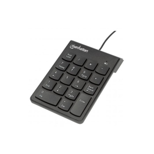 TECLADO MANHATTAN USB EN ESPAÑOL NEGRO 12184 (15% DE DESCUENTO EN 4 O MAS UNIDADES)
