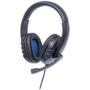 AUDIFONO MANHATTAN USB 176088 GAMER CON LED (15% DE DESCUENTO EN 4 O MAS UNIDADES)