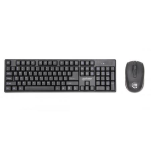 KIT TECLADO MOUSE INALAMBRICO MANHATTAN 178990 (25% DE DESCUENTO EN 4 O MAS UNIDADES)
