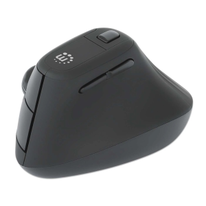 MOUSE MANHATTAN 190336 ERGO VERTICAL INALAM,USB NE (3% DE DESCUENTO EN 4 O MAS UNIDADES)