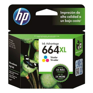 CARTUCHO TRICOLOR HP F6V30AL 664 XL (15% DE DESCUENTO EN 4 O MAS UNIDADES)